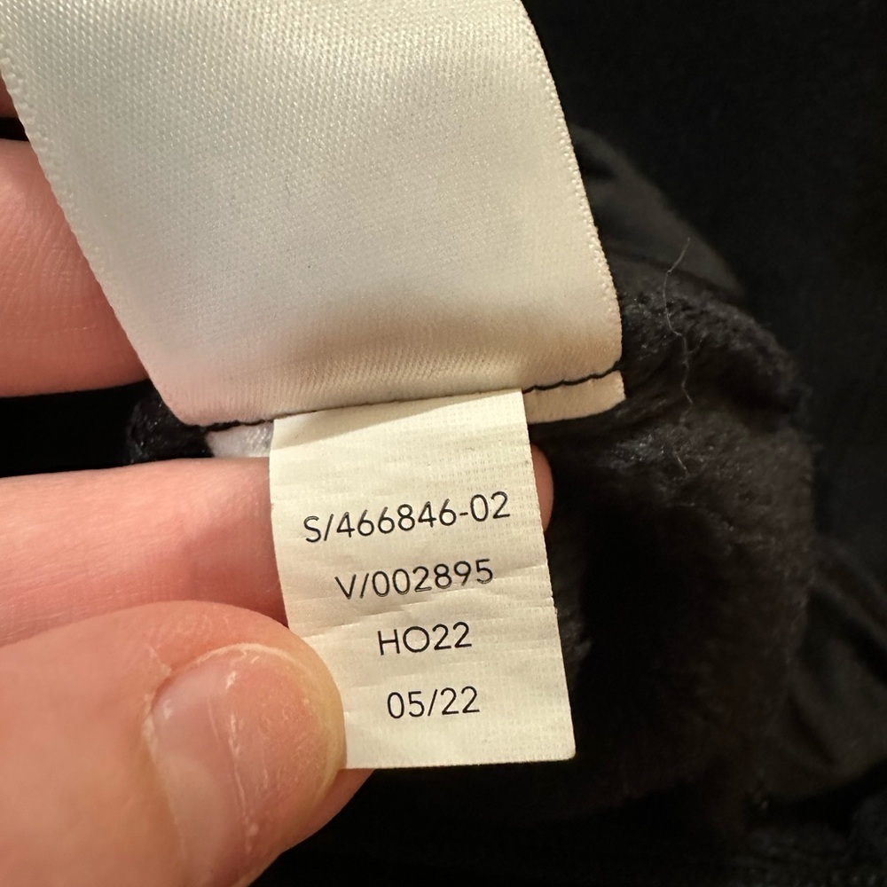 Athleta Cozy Karma Funnel Neck Sweatshirt Black S/466846 black size small - Picture 4 of 7